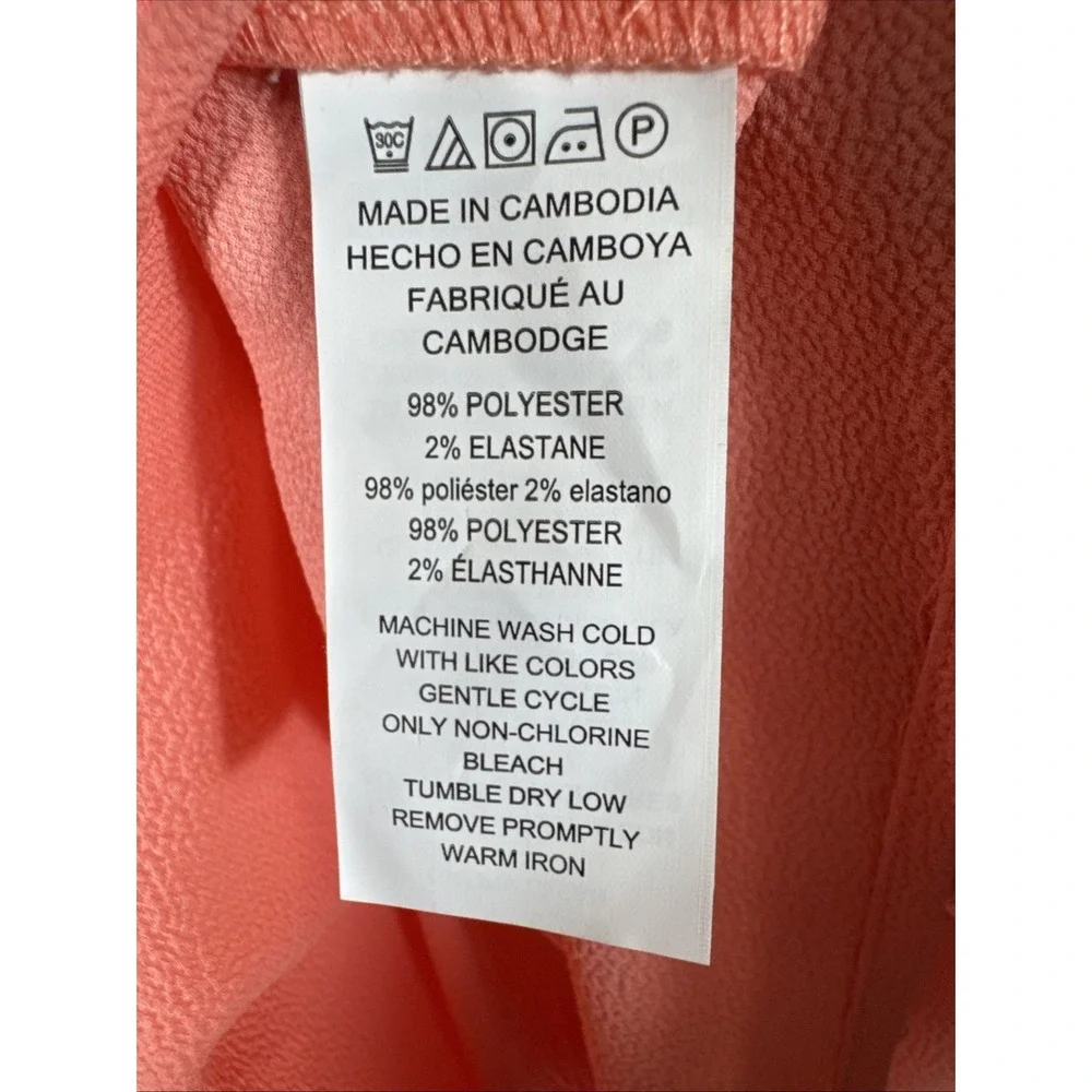 MICHAEL Michael Kors Coral On Or‎ Off-Shoulder Blouse Small